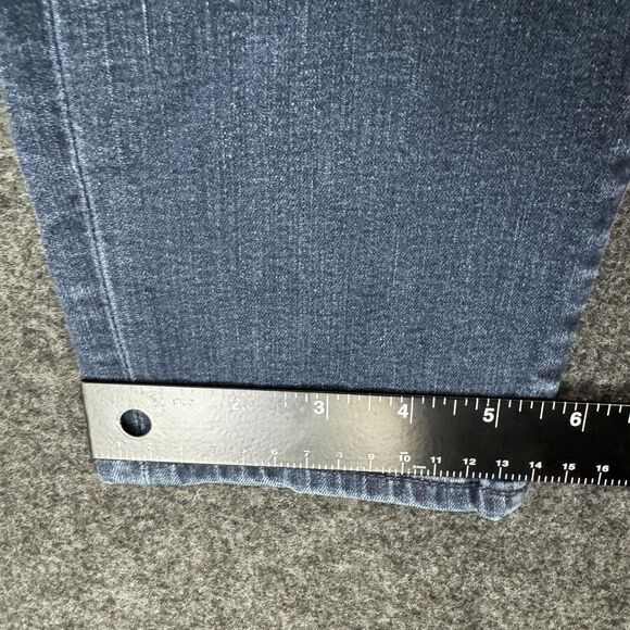 Tory Burch Jeans Womens 26 Blue Cropped Skinny Denim Stretch Mid Rise Casual - Picture 9 of 12